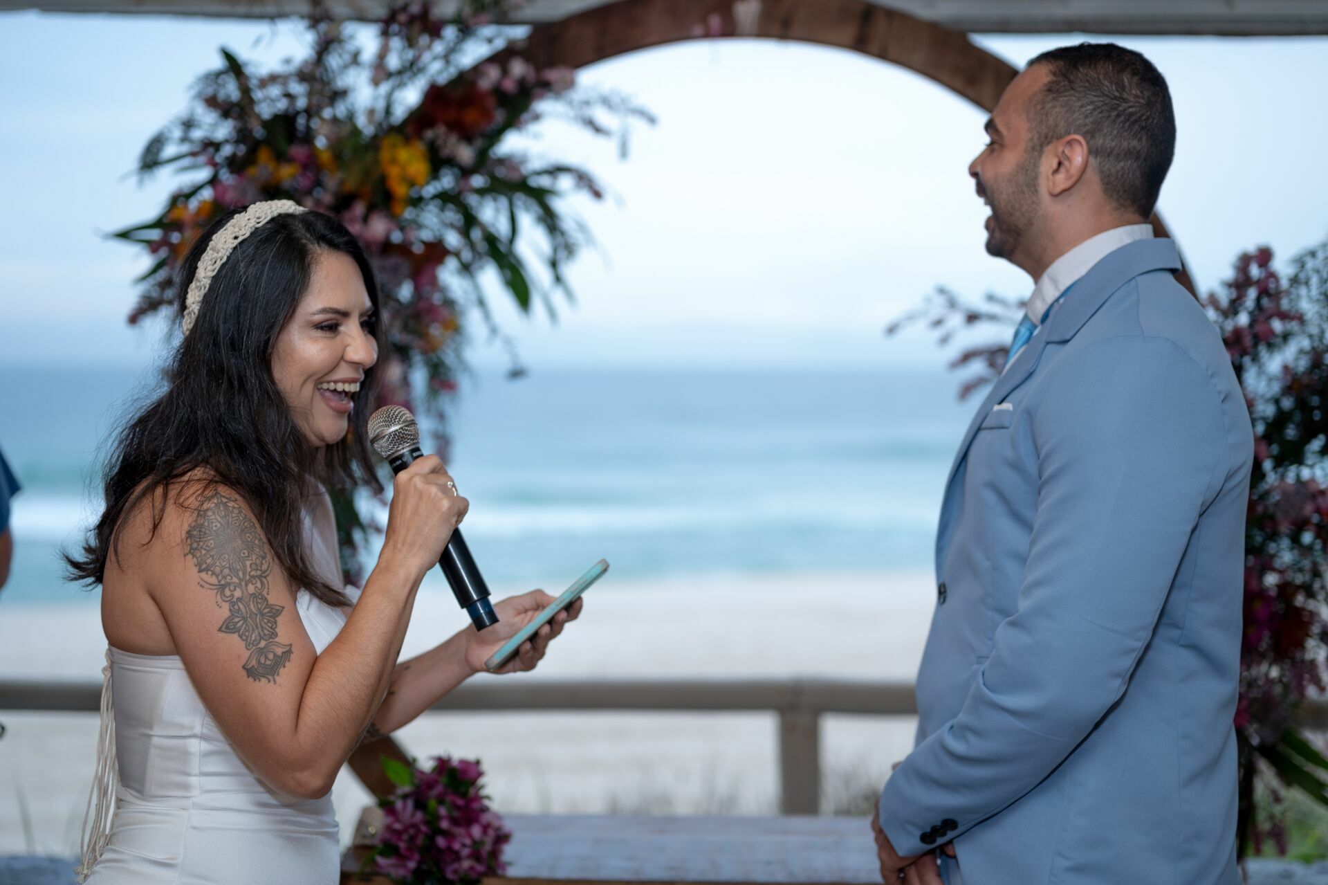 Foto Casamento Luana e Thiago, Sim do Mar, Ilha 8 - Praia da Reserva, RJ  - Imagem 18