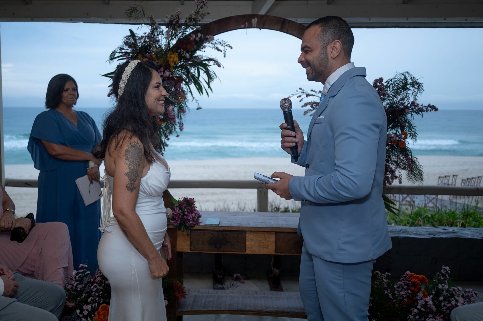 Foto Casamento Luana e Thiago, Sim do Mar, Ilha 8 - Praia da Reserva, RJ  - Imagem 17